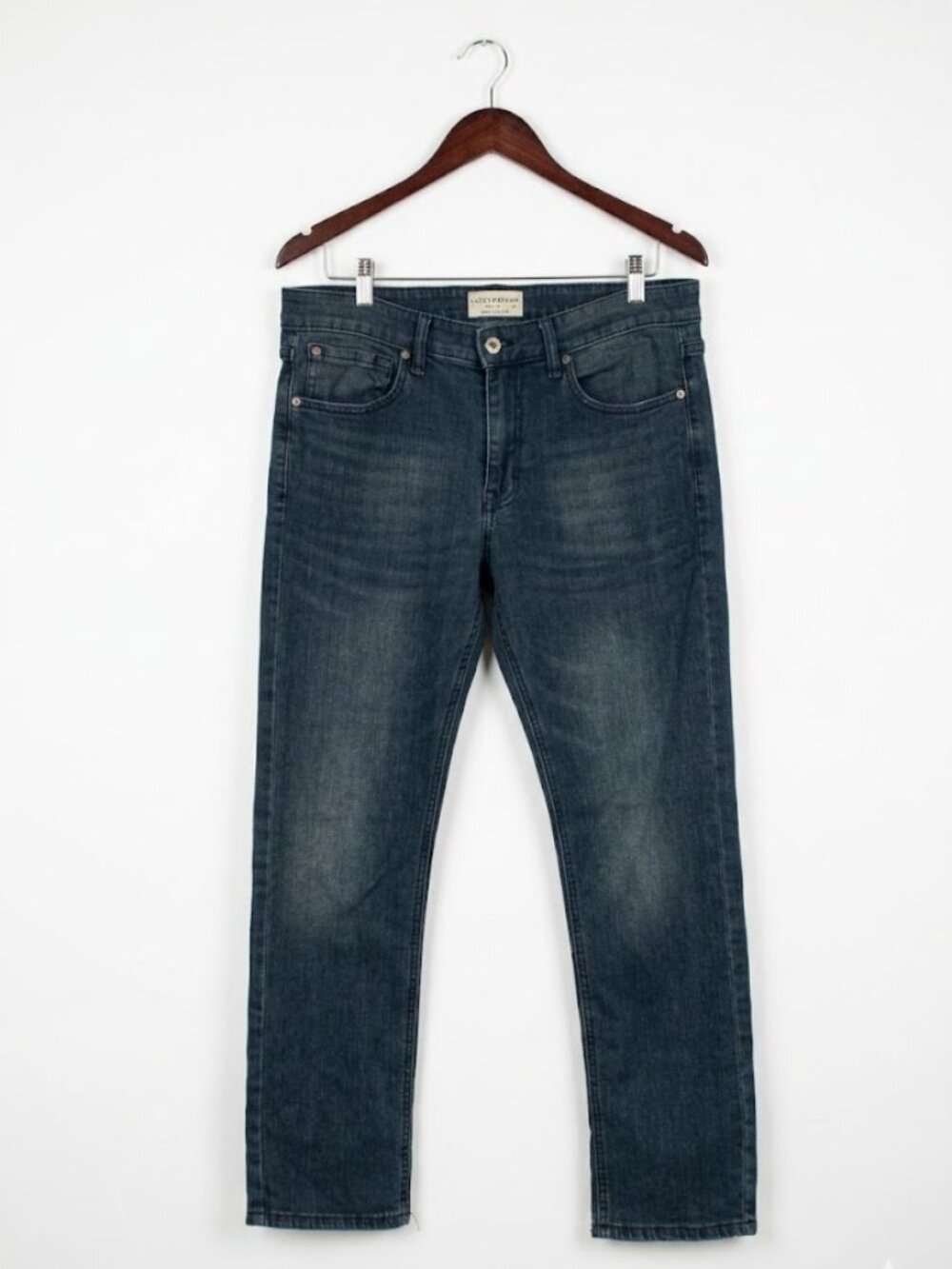 Smith & Mills Men's Dark Wash Stretch Denim Jeans - Size 33x28